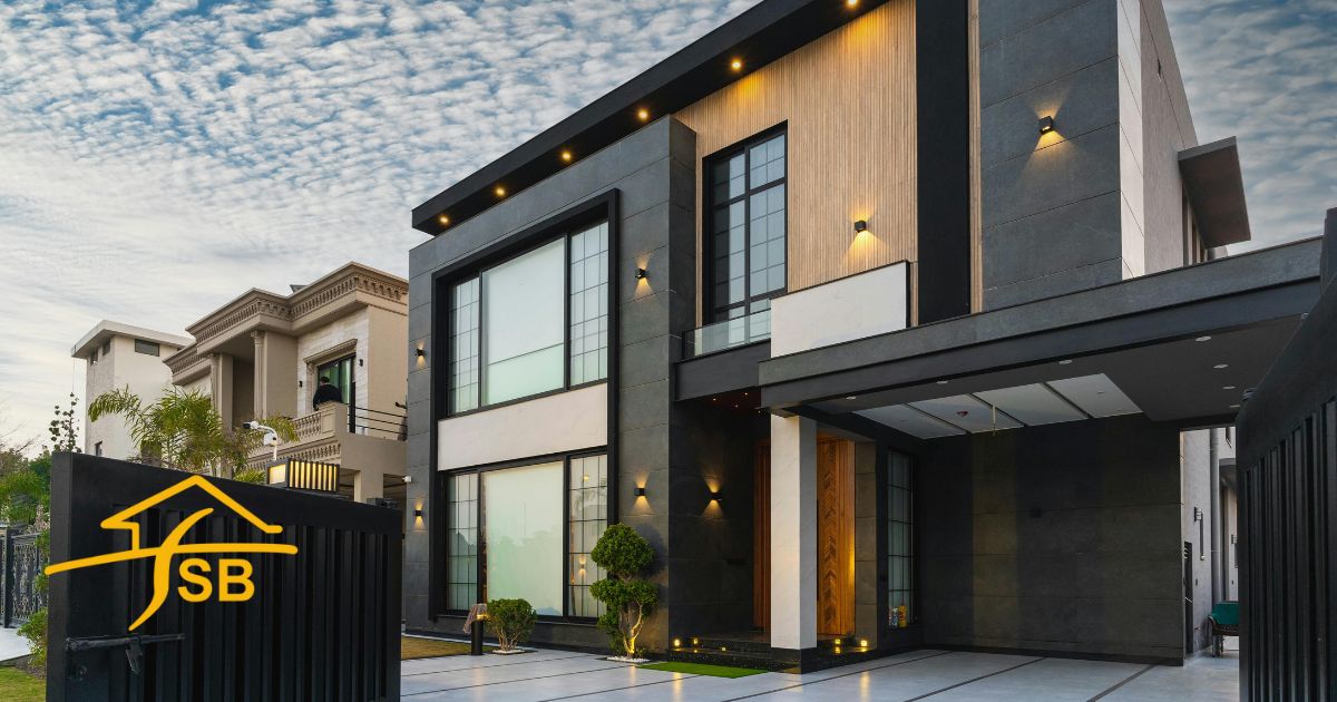 Double Story 8 Marla House Front Design